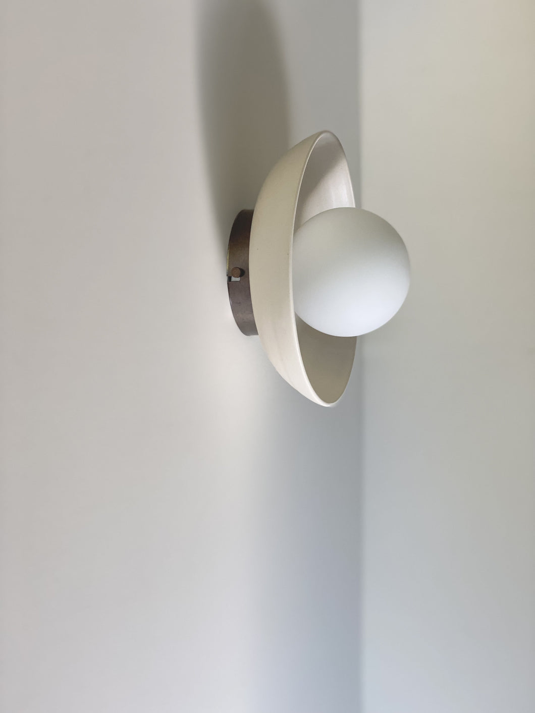 aura wall sconce - white preorder