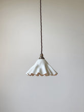 Load image into Gallery viewer, bespoke drape pendant small - white preorder
