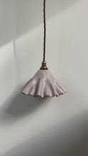 Load and play video in Gallery viewer, Bespoke Drape Pendant Small - rose - preorder
