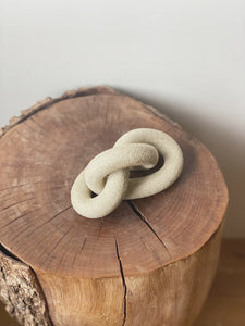 handbuilt sculptural knot 3 - dune