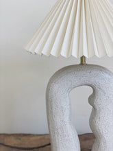 Load image into Gallery viewer, Bespoke Handbuilt Lamp 74- cloud - rattan or linen shade
