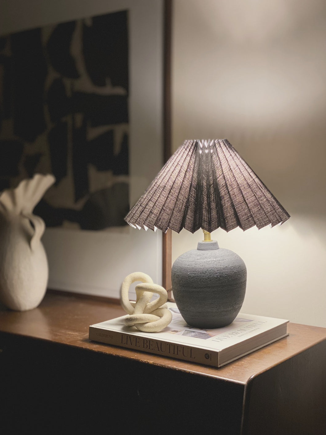 Bespoke Lamp 75 - black raw