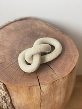 Load image into Gallery viewer, handbuilt sculptural knot 4 - dune
