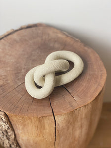 handbuilt sculptural knot 4 - dune