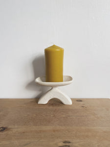 pure beeswax pillar candle