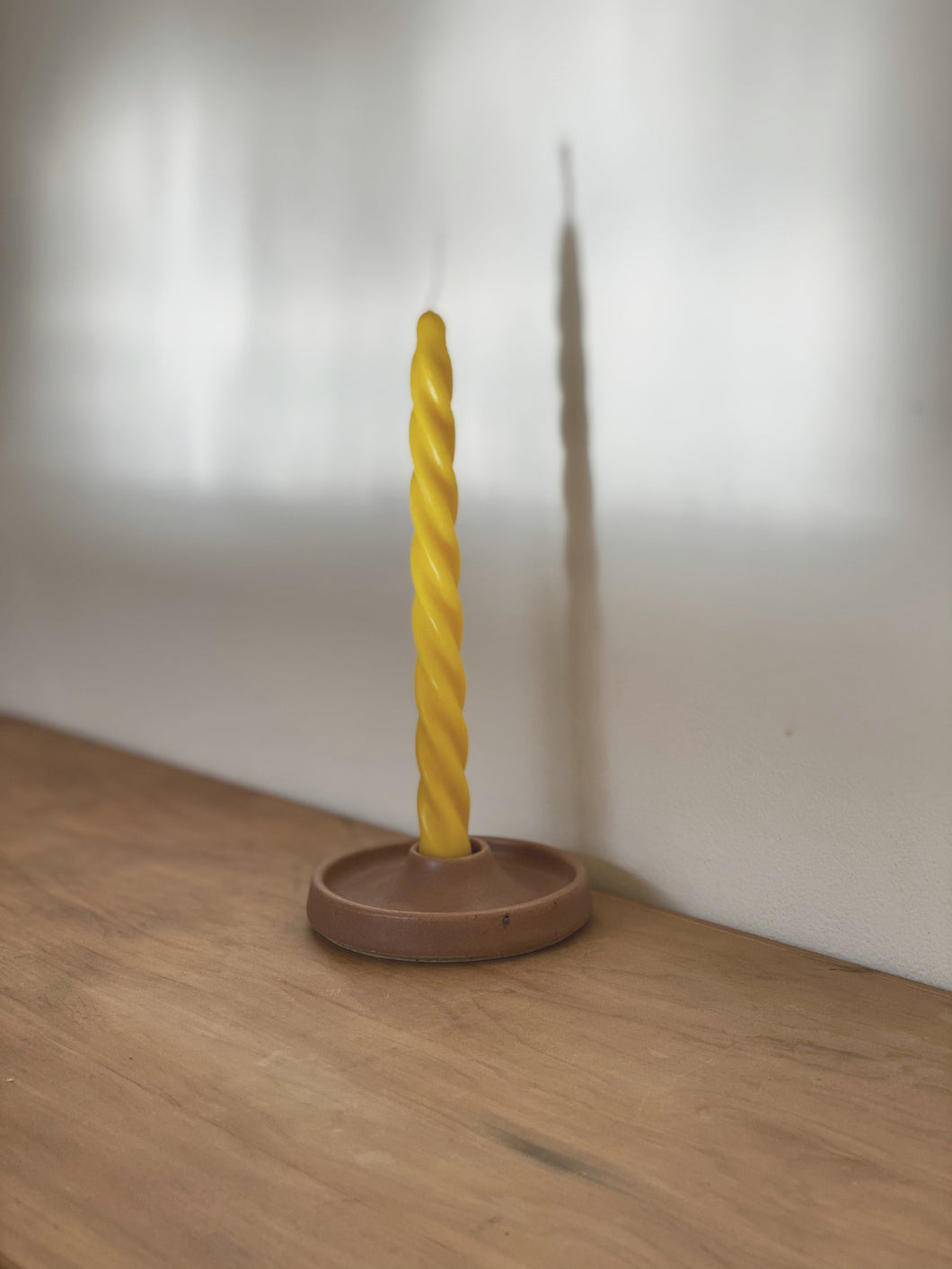 candle holder - toffee