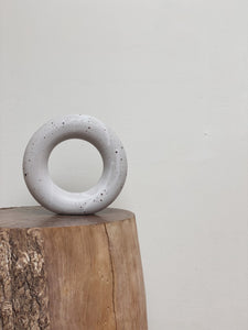 large hoop vase - cloud