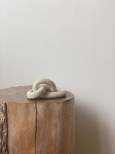 Load image into Gallery viewer, handbuilt sculptural knot 4 - dune
