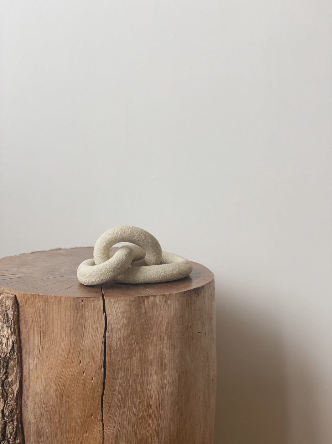 handbuilt sculptural knot 4 - dune