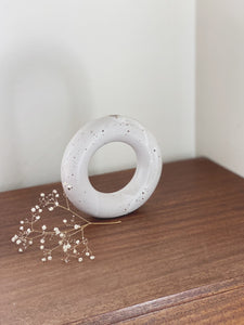large hoop vase - cloud