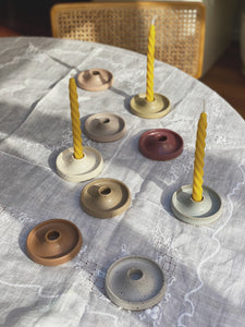 candle holder - sea blue
