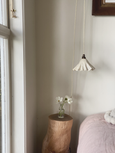 Load image into Gallery viewer, bespoke drape pendant small - white preorder
