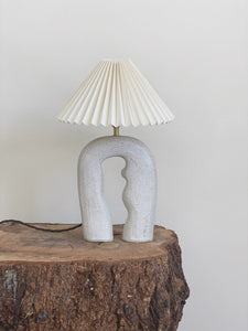 Bespoke Handbuilt Lamp 74- cloud - rattan or linen shade