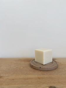 sphaera soap bar - kukui and white kaolin clay