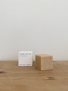 sphaera soap bar - citrus and poppy seed