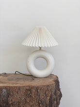 Load image into Gallery viewer, Bespoke Hoop Lamp 71 - toi toi - rattan or linen shade
